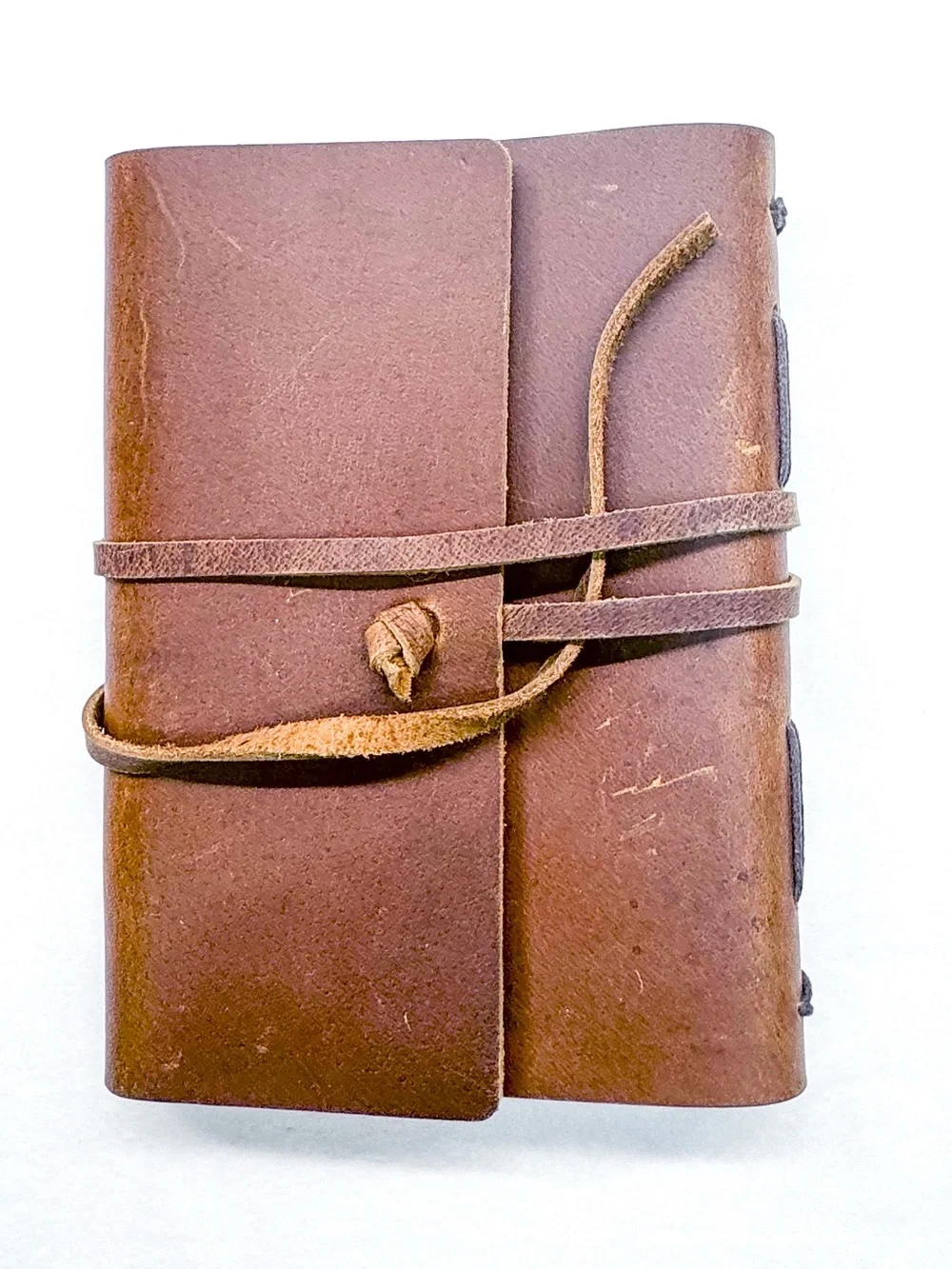 Rustic Handmade Leather Wrap Journal Notebook Refillable Travel Diary